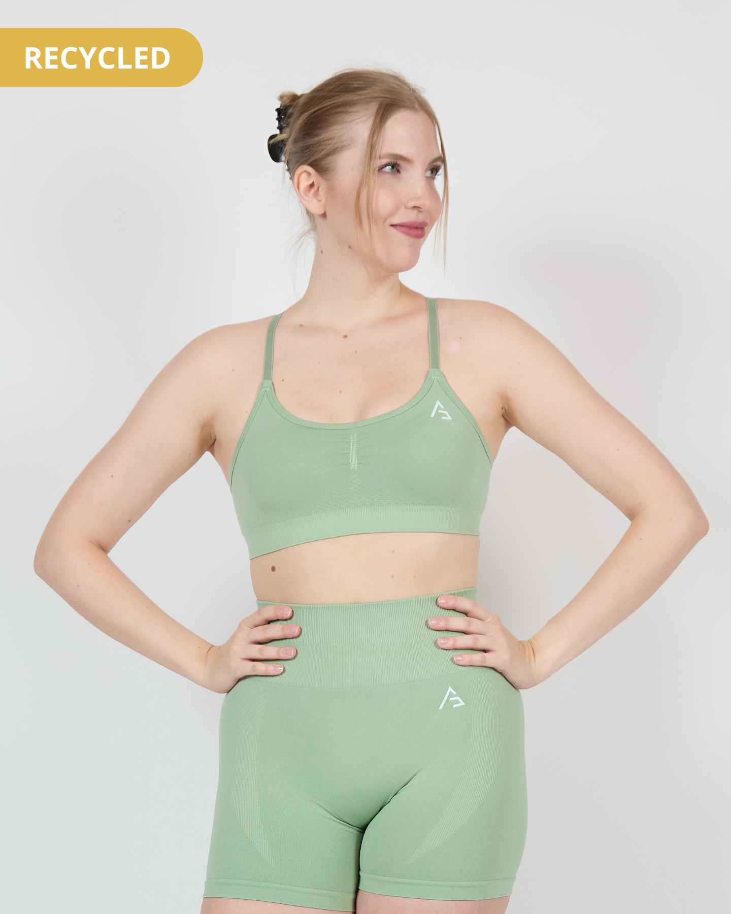 Pioneer Seamless Sport BH Laurel Green
